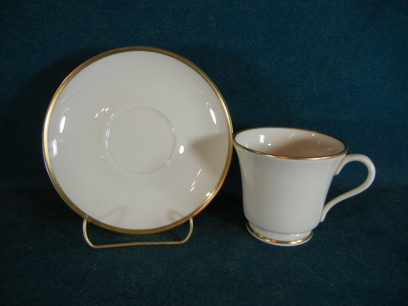 Gorham China Gold Coupe Cup And Saucer Set(s)