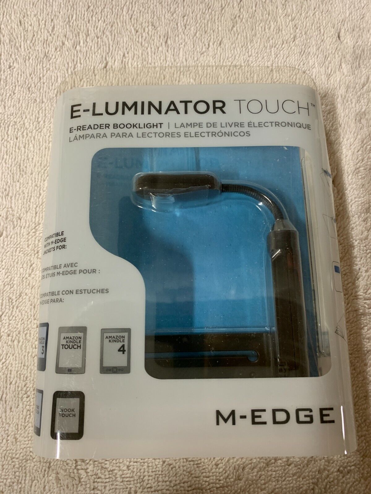 M-edge E-luminator Touch E-reader Booklight Multi Device Compatible Eluminator