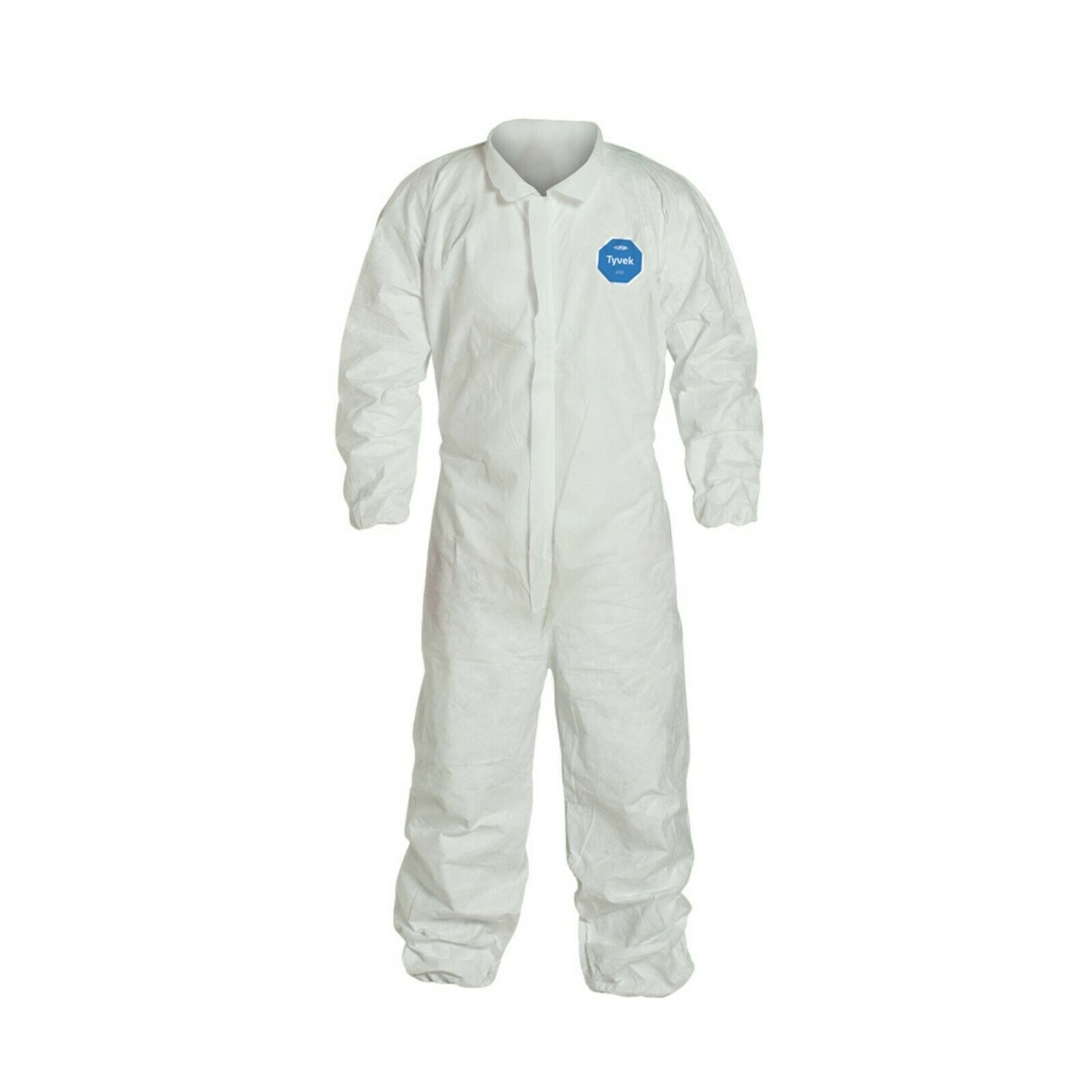 DUPONT TY125 TYVEK COVERALL W/ELASTIC WRISTS &ANKLES-L-2XL-VARIETY FREE SHIPPING