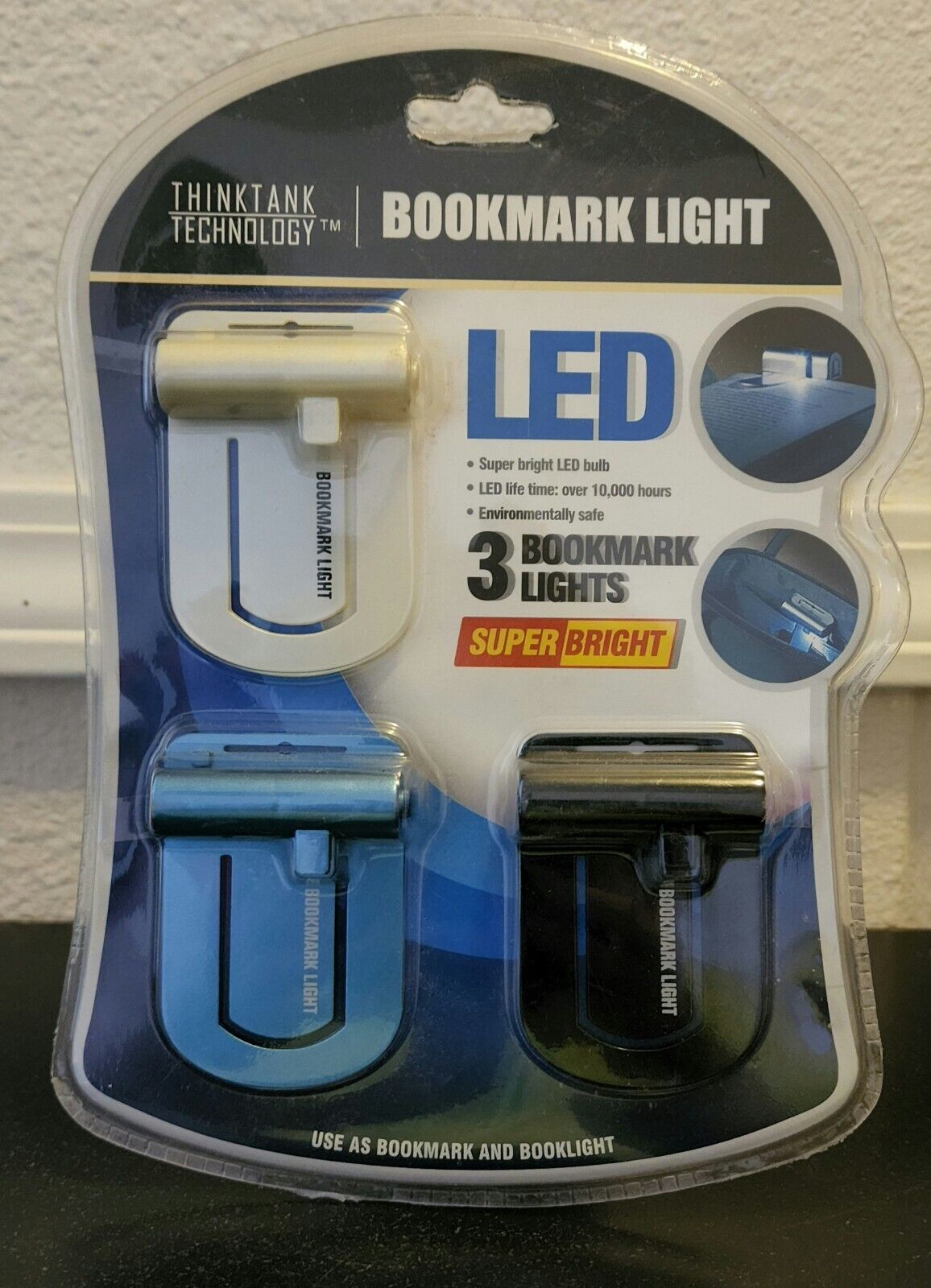 3 Led Bookmark Light Think Tank Technology Set Of Three Purse Lights Bookmarks