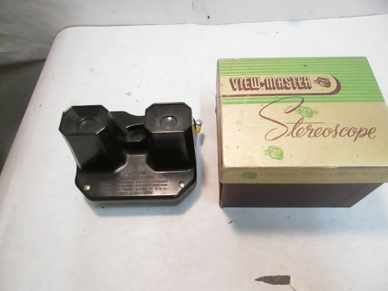 Vintage Sawyers View Master Stereoscope Model C With Original Box
