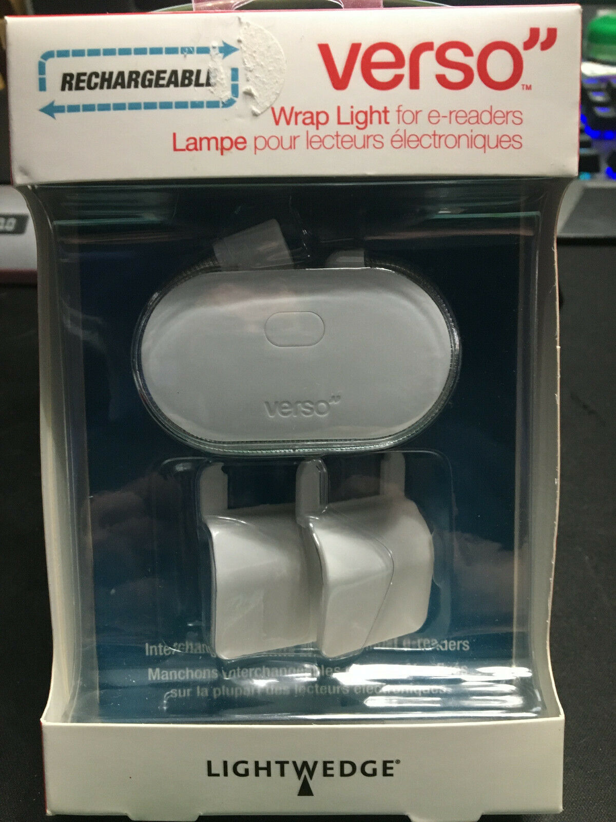 Verso White Wrap Light Rechargeable by Lightwedge NEW