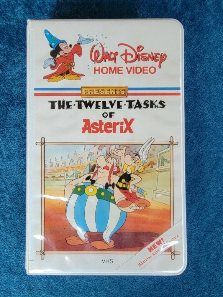 The Twelve Tasks Of Asterix ; Walt Disney Home Video, Vhs, In Case