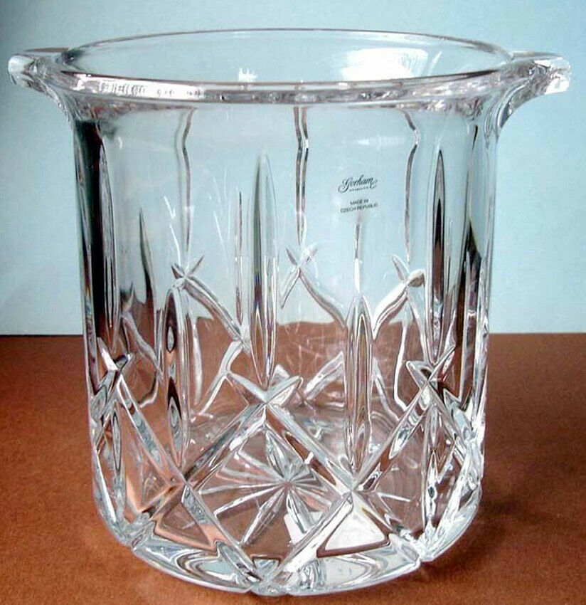 Gorham Lady Anne Crystal Ice Bucket 7