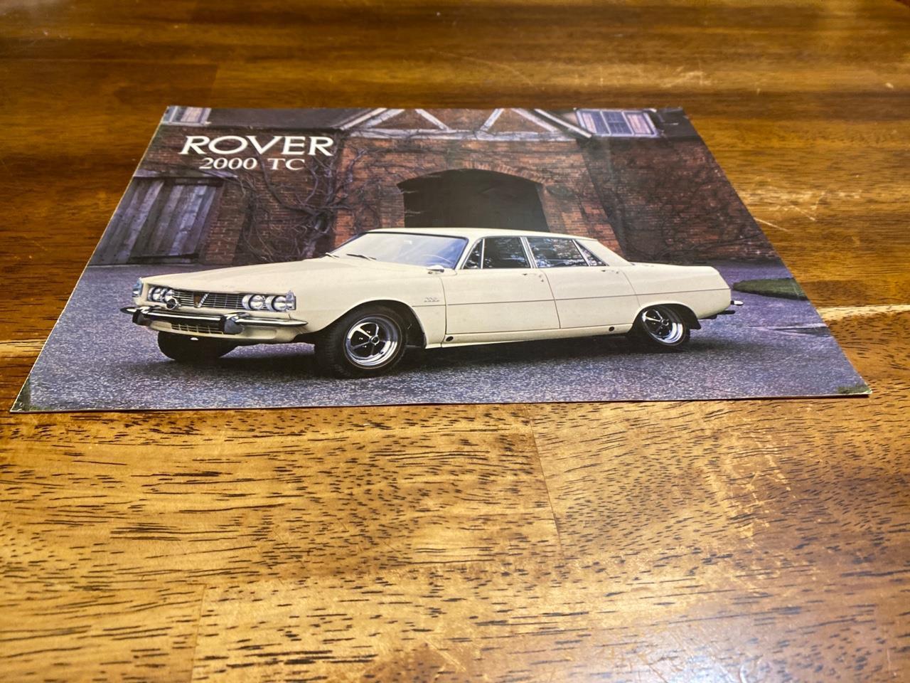Vtg 1967 Rover 2000 Tc Sales Brochure Original Dealership Folder Information