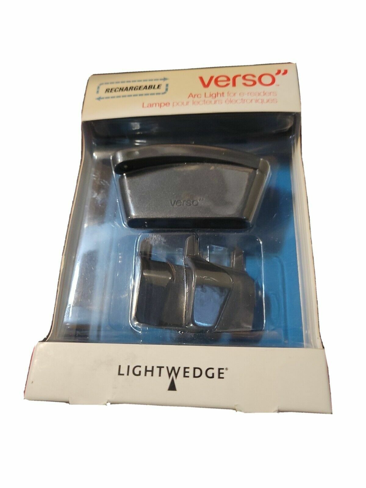 Lightwedge Verso Vr002-001-23 Rechargeable Arc Light For E-readers