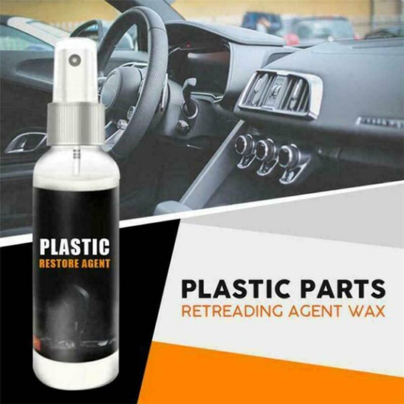 Interior Plastic Plastic Parts Wax Retreading Agent Renewed Plastic Restore US ~