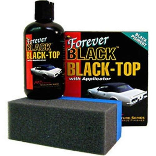 Forever Black Vinyl Soft Top Gel Dye Convertible Bimini