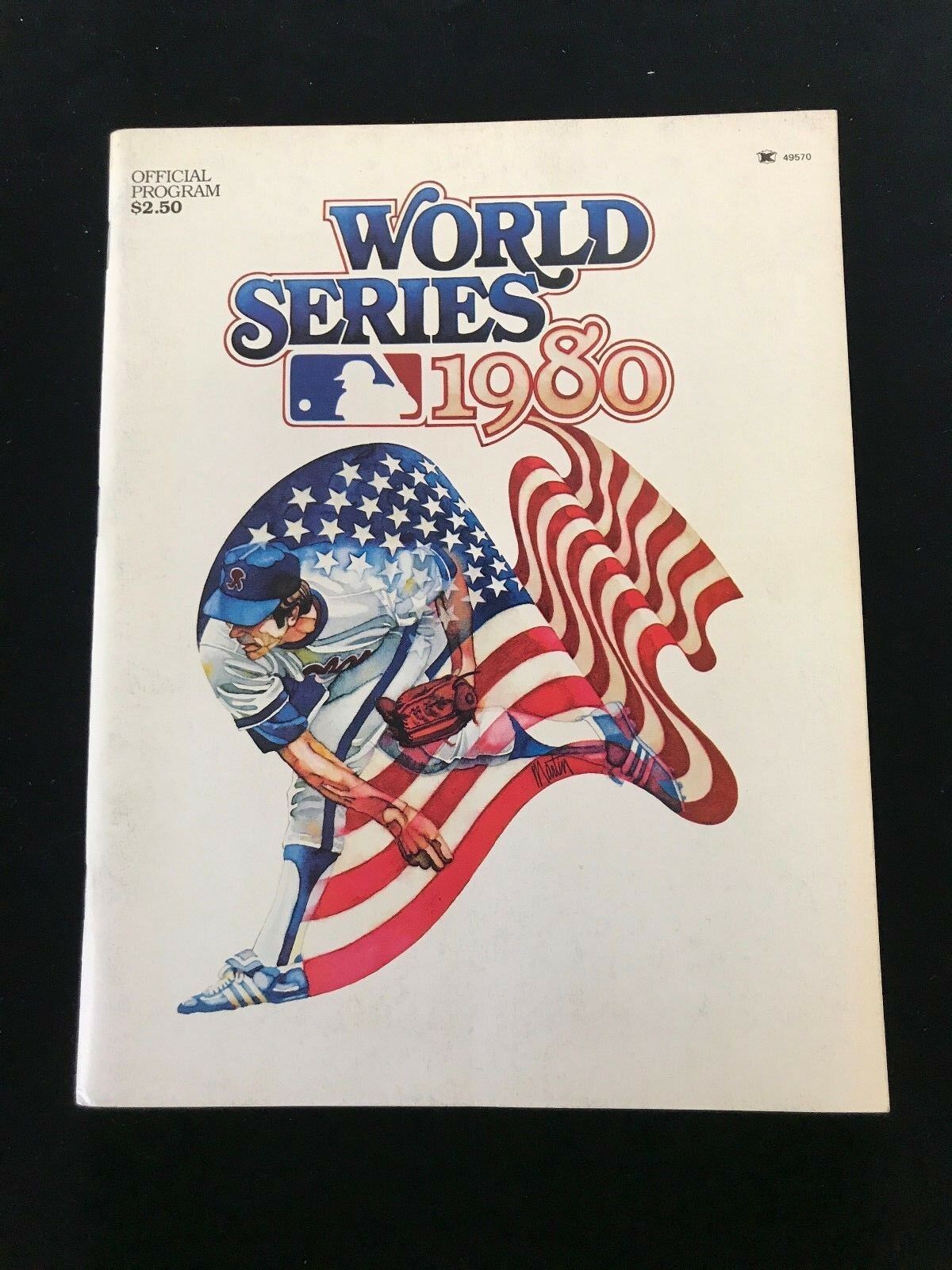 1980 World Series Program - Kc Royals @ Phila Phillies - Phillies Insert - Em-nm