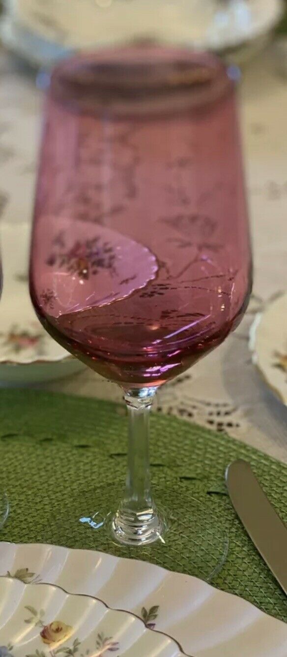 Gorham ‘Francine’ Water Goblet Rare Mint Condition