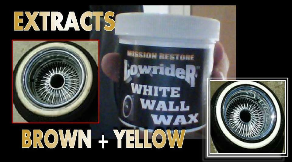 Lowrider White Wall Tire Wax -12oz.