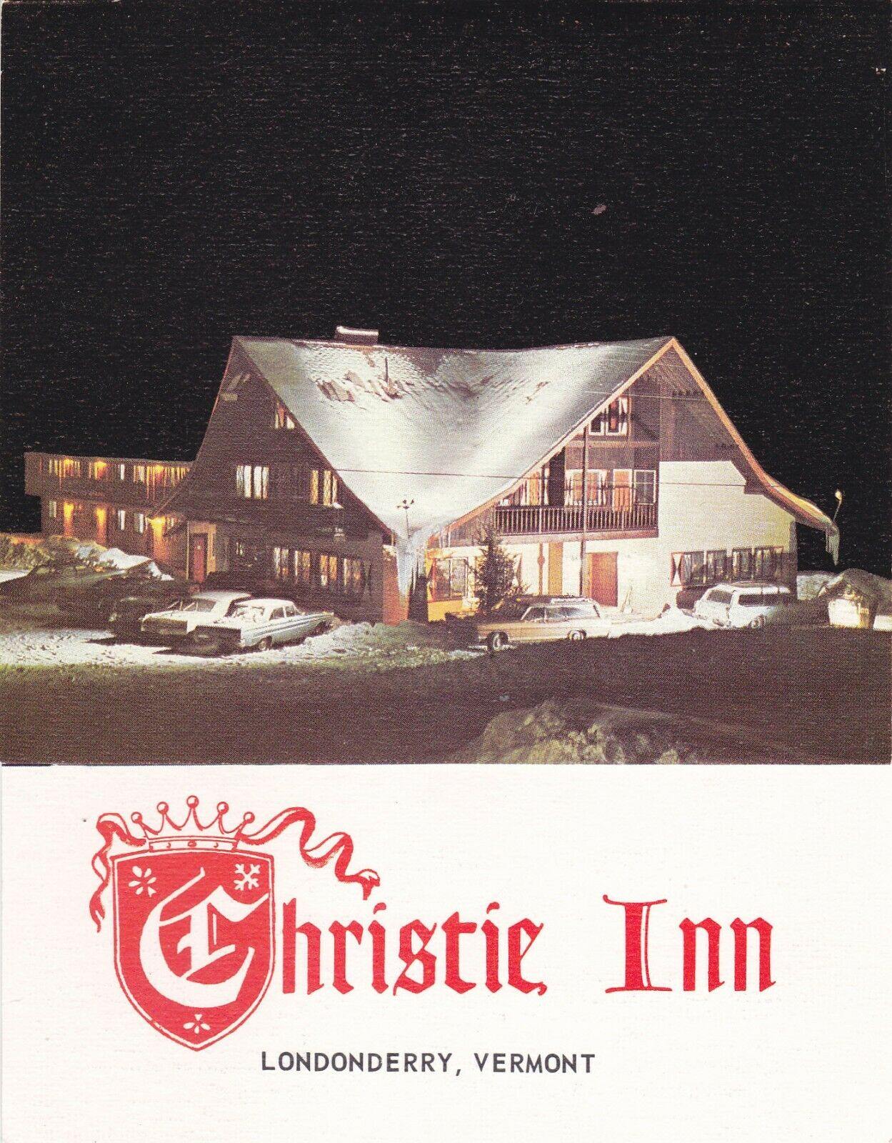 C1970 The Christie Inn Londonderry Vermont Brochure