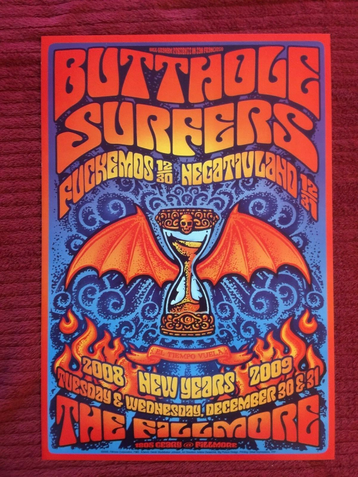 Butthole Surfers Sf 08 Johnson Poster