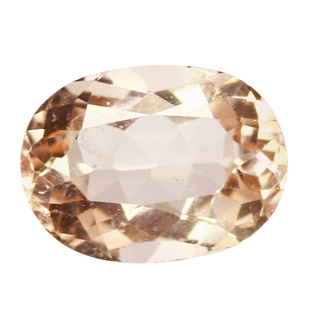 1.28ct Incomparable Oval Cut 8 X 6 Mm 100% Natural Pink Morganite