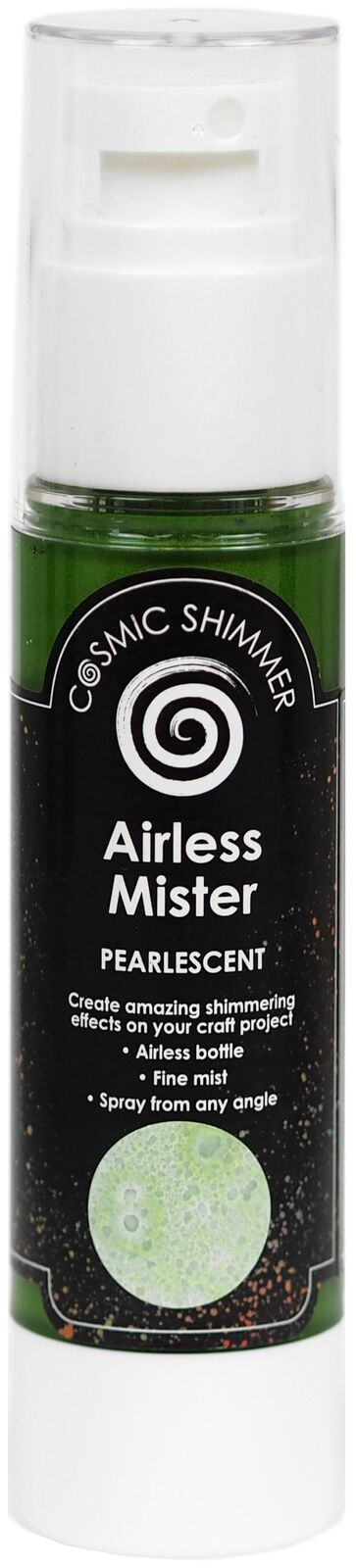 Cosmic Shimmer Pearlescent Airless Mister 50ml-Kiwi Twist, 3 Pack