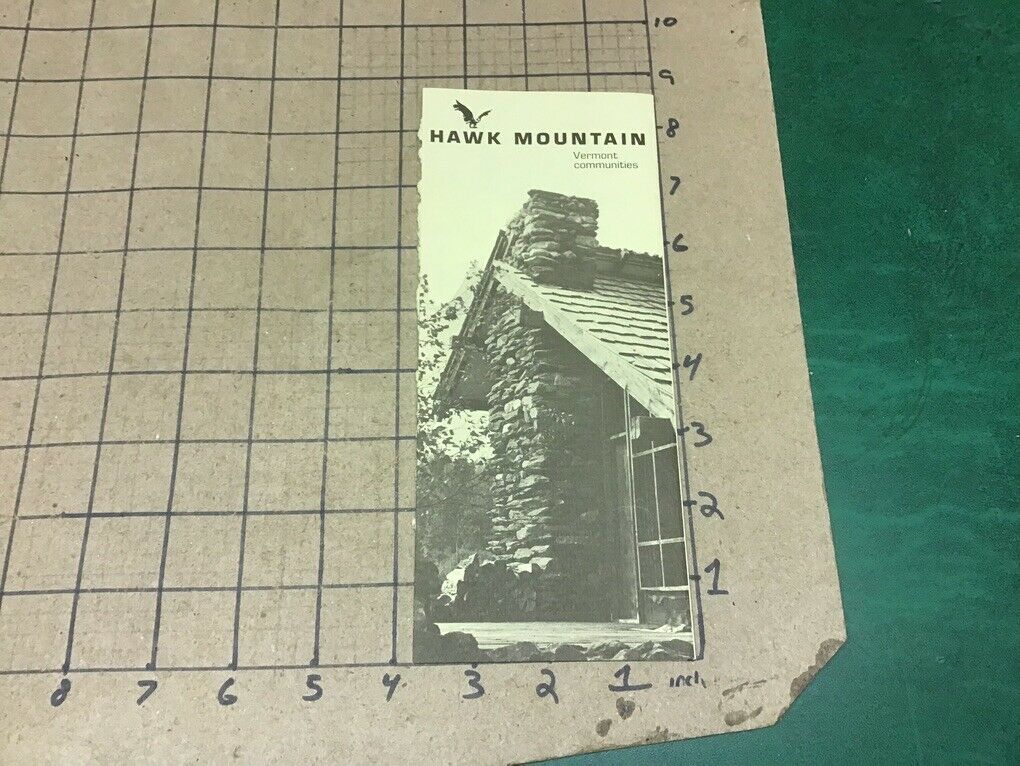Vintage High Grade Brochure: 1971 Hawk Mountain - Vermont Communities #1