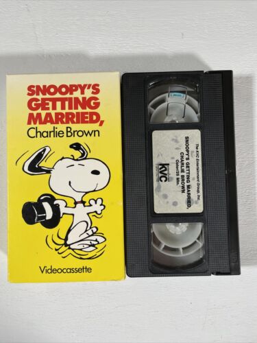 Vhs Snoopy's Getting Married Charlie Brown 1985